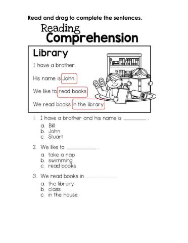 Reading Comprehension