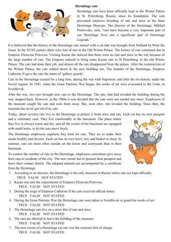 Hermitage cats