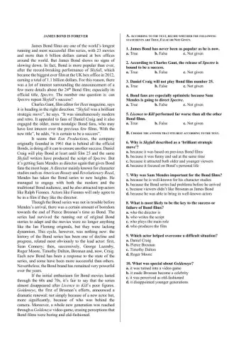 Reading Comprehension