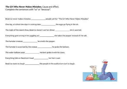 Cause and Effect in -The Girl Who Never Made Mistakes-