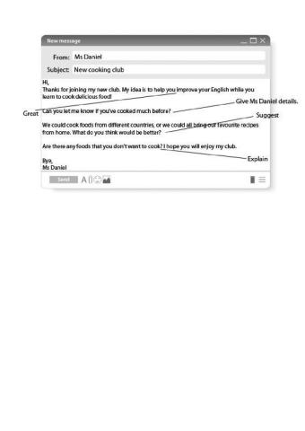 B1 Preliminary exam writing task