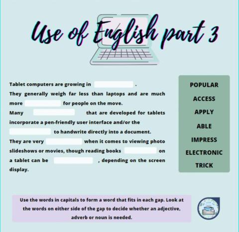 Use of English part 3