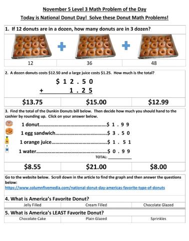11.5 level 3 math problem