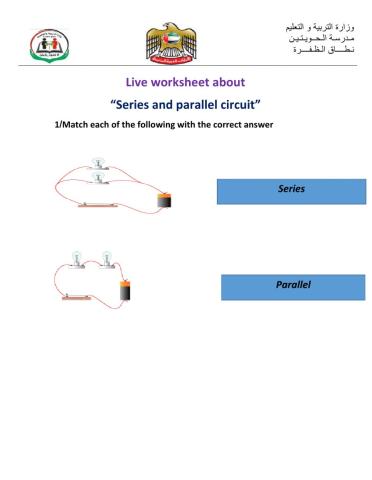 Series and Parallel circuit.
