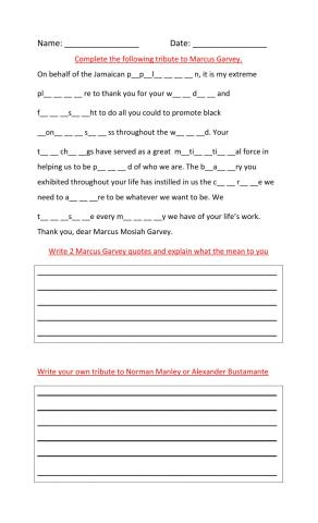 Road to independence