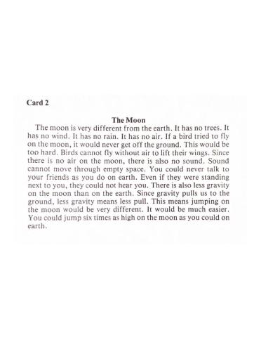 The Moon Sequencing