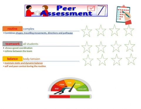 Level 1 routine peer assesment