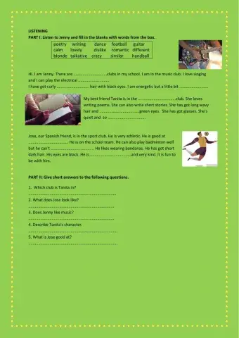 Hobbies and Interests-Listening