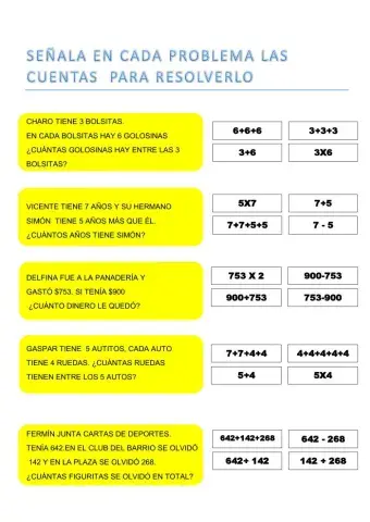 Situaciones problemáticas - 5 de noviembre