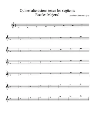 Quines armadures tenen les següents tonalitats majors?