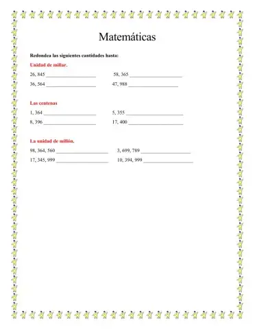 Números mayores  que un millón