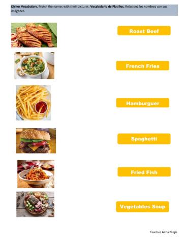 Ask for a dish in a Restaurant