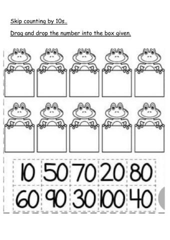 Numeracy count by 10