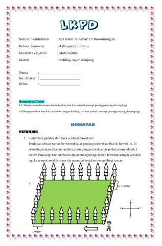 Keliling jajar genjang