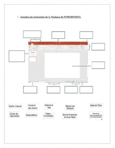 Ventana de POWERPOINT