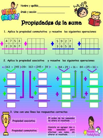 Propiedades de la suma
