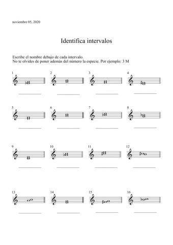 Intervalos armónicos