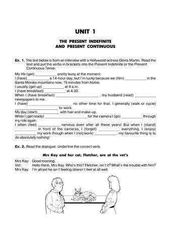 Present Simple and Present Continuous