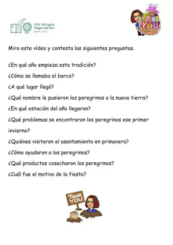 El primer día de Acción de Gracias