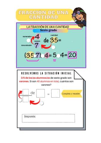 Fracción de una cantidad