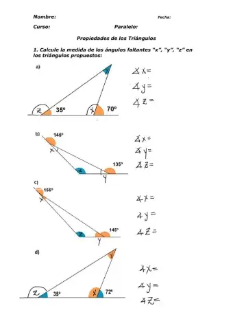 Propiedades de los Triángulos
