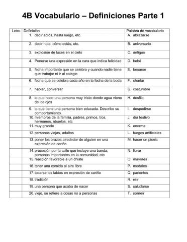 4b vocabu definitions
