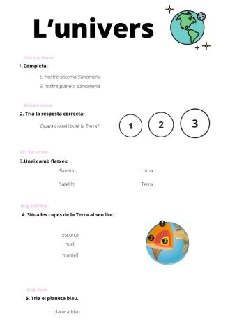 Exercici prova Liveworksheets