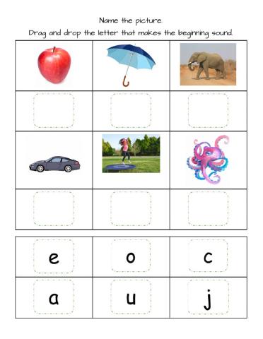 Beginning Sounds Match-2