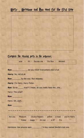 Harry Potter verb to be