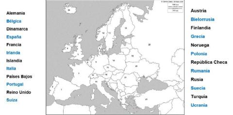Mapa Europa politica