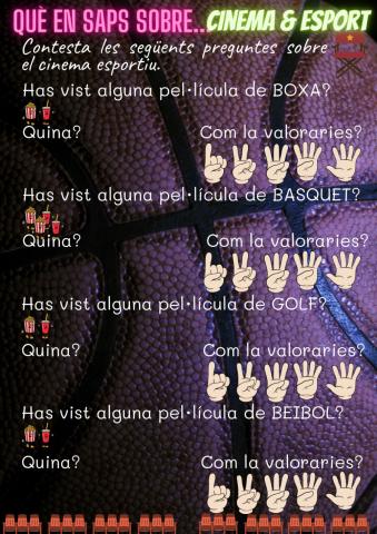 Que saps sobre...Esport i cinema 10