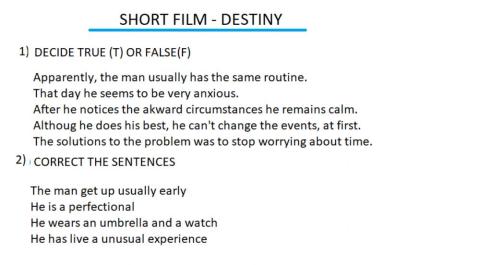 Short film - destiny