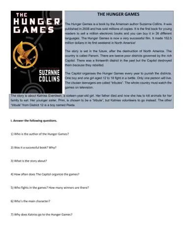 The Hunger Games (Relative Clauses)
