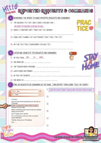 Reported Commands and Requests