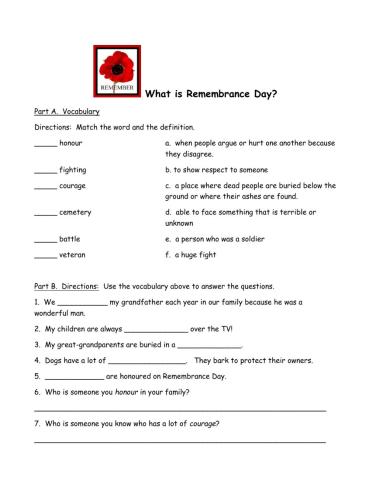 What is Remembrance Day?