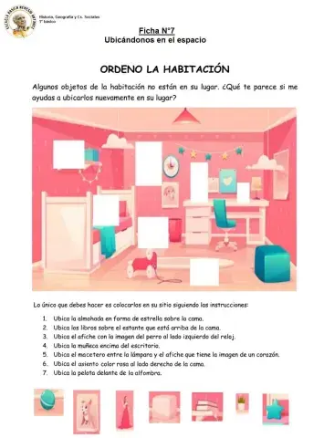 Ficha N°7 -Ubicándonos en el espacio-