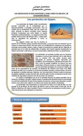 Comprensión Lectora