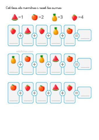 Iniciació a la suma 2
