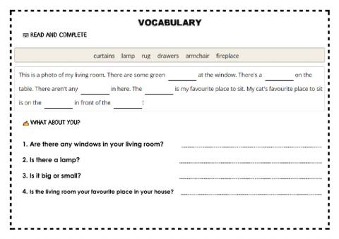 Vocabulary-house