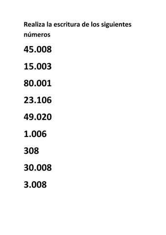 Las decenas de millar