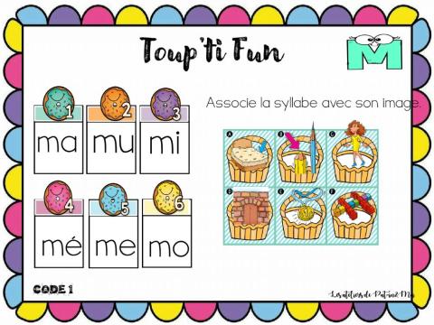 M - Toup'ti Fun - Fiche 1-