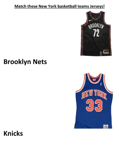 Match the basketball jerseys