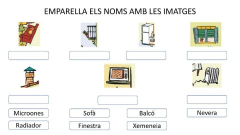 Emparella arrossegant i parlant (La casa)