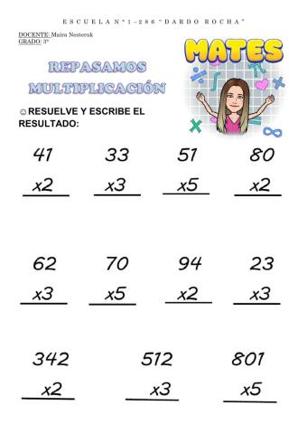 Multiplicación
