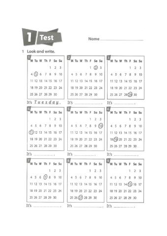 Test u1 Incredible English 2