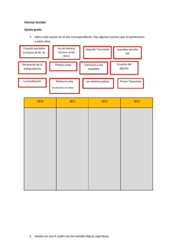 Historia y tradiciones argentinas