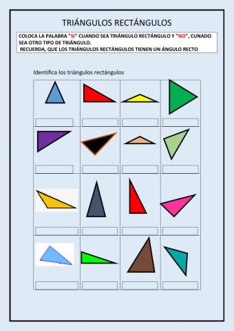 Triángulos rectángulos