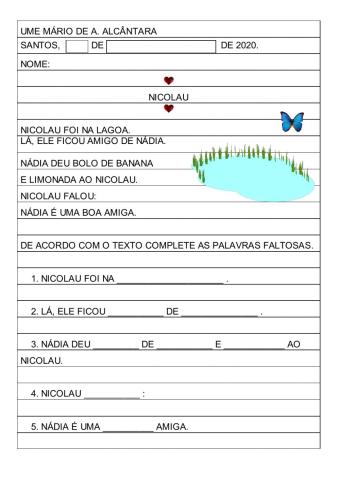 Produção de texto