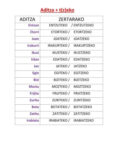 Zertarako? Teko-Tzeko