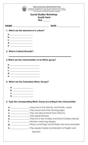 IV Term Review Workshop